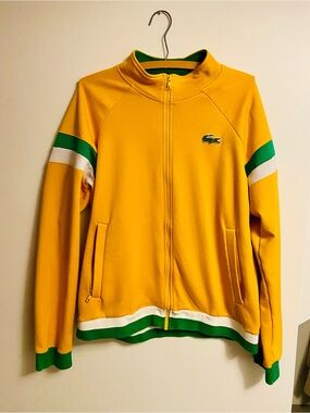 Vintage Lacoste Yellow Track Jacket